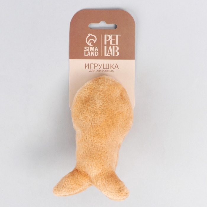 Игрушка для кошки &laquo;Рыбка&raquo; с кошачьей мятой, бежевая