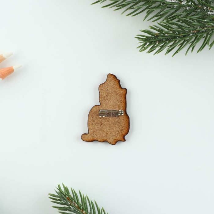 Подарочный набор новогодний  &laquo;Волшебство рядом&raquo;: блокнот, карандаши, наклейки и значок