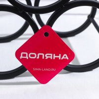 Подставка для бутылок Доляна &laquo;Моно&raquo;, метал, 31,5&times;28,5&times;12,5 см, цвет чёрный