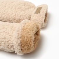 Варежки женские на иск. меху MIST, р-р. 26см, бежевый Варежки женские на иск. меху MIST, р-р. 26см, бежевый