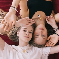 Кулоны &laquo;Неразлучники&raquo; best friends, пазл, цвет чернёное золото, 52 см