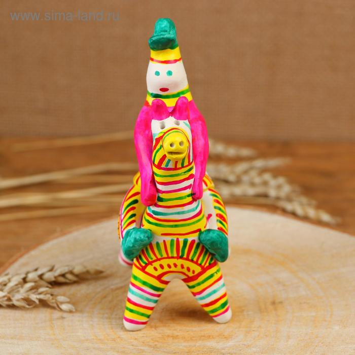 Филимоновская игрушка &laquo;Всадник&raquo;