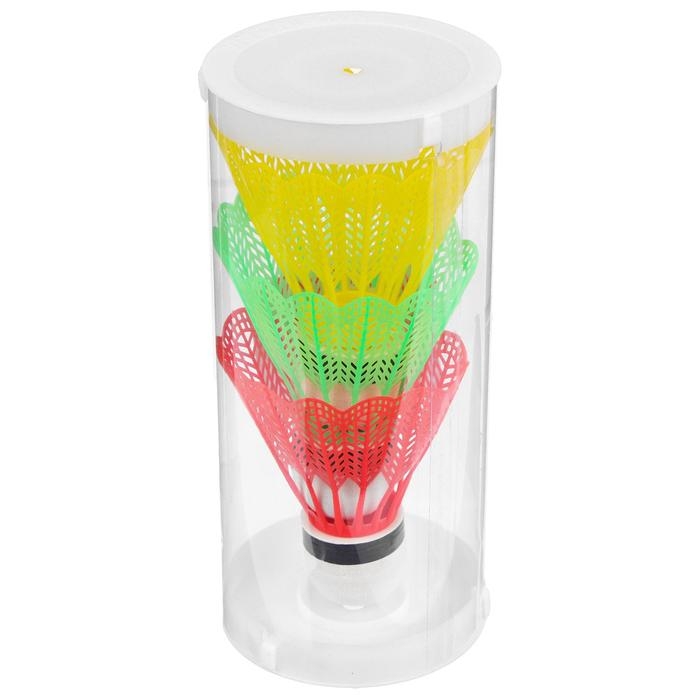 Волан для бадминтона, 3 шт., пластик Волан для бадминтона, 3 шт., пластик