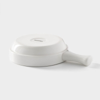 Кокотница фарфоровая Magistro «Бланш», 20,3×14,4×4,6 см, цвет белый Кокотница фарфоровая Magistro «Бланш», 20,3×14,4×4,6 см, цвет белый