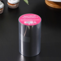 Лента ацетатная для обтяжки тортов Доляна, 130 мкр&times;150 мм&times;5 м, цвет прозрачный