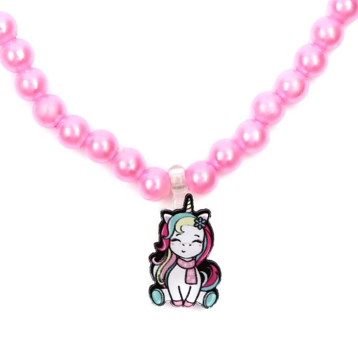 Браслет и бусы новогодние &laquo;Маленькой снежинке&raquo; на Новый год, 11 х 14 см