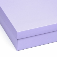 Коробка складная, крышка-дно, сиреневая, 30 х 30 х 8 см