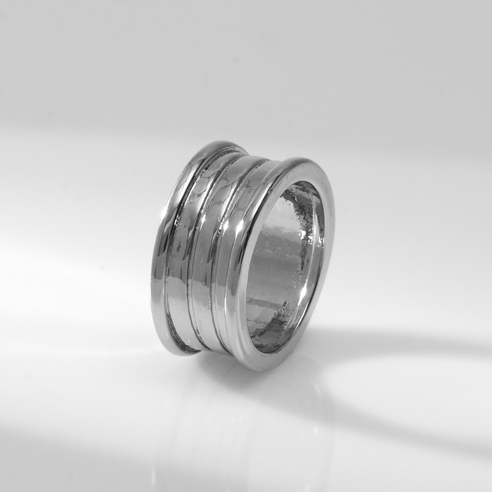 Кольцо металл «Тренд» катушка, цвет серебро, размер 18 Кольцо металл «Тренд» катушка, цвет серебро, размер 18