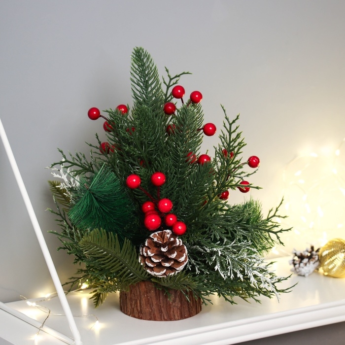 Декор Декор "Лесной фестиваль" шишки ягоды, 30 см