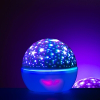 Световой прибор &laquo;Звёздное небо&raquo; 12 см, съёмная полусфера, свечение RGB, 220 В
