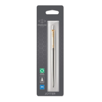 Ручка гелевая Parker Jotter Core K694 Stainless Steel GT, корпус из нержавеющей стали, 0.7 мм, чёрные чернила Ручка гелевая Parker Jotter Core K694 Stainless Steel GT, корпус из нержавеющей стали, 0.7 мм, чёрные чернила