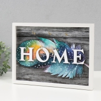 Ключница открытая "Хоум" 5 крючков, 23х32 см Ключница открытая "Хоум" 5 крючков, 23х32 см