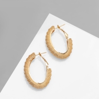 Серьги металл &laquo;Богема&raquo; восход мини, цвет золото