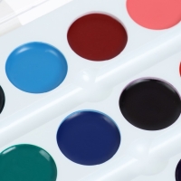 Акварель медовая 24 цвета, ЗХК "Я - Художник!", без кисти, в пластиковой коробке, 227422003