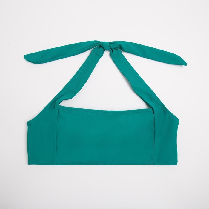 Топ купальный женский MINAKU на завязках, цвет зеленый размер 52 Топ купальный женский MINAKU на завязках, цвет зеленый размер 52