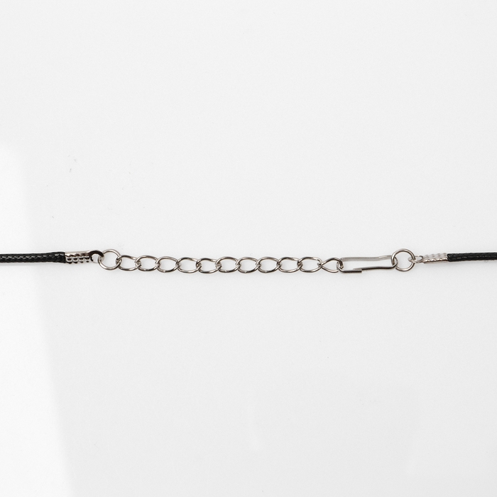 Кулон унисекс &laquo;Скорпион&raquo;, цвет чернёное серебро на чёрном шнурке, 42 см