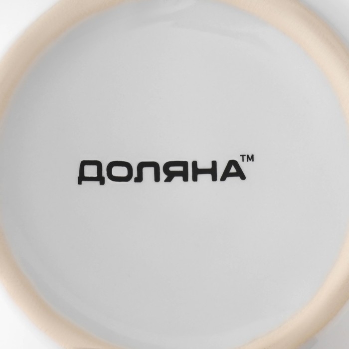 Кружка керамическая Доляна &laquo;Классика&raquo;, 680 мл, 14&times;10&times;12,6 см, цвет белый