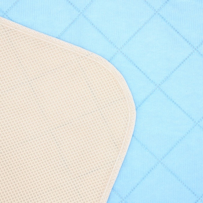 Пелёнка для животных многоразовая впитывающая, 70 х 100 см, голубой Пелёнка для животных многоразовая впитывающая, 70 х 100 см, голубой