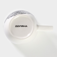 Кружка фарфоровая Доляна &laquo;Пантера&raquo;, 350 мл