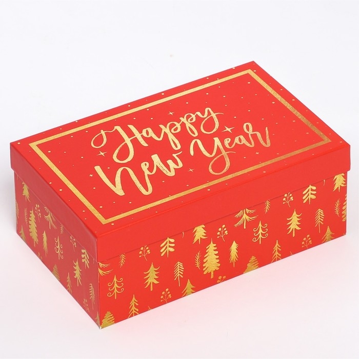 Набор коробок подарочных 15 в 1 &laquo;С Новым годом&raquo;, 12 х 7 х 4 см - 46,6 х 35,2 х 17.5 см, Новый год