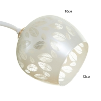 Люстра "Фания" 2хЕ27 40Вт бело-золотой 46х25х26 см BayerLux Люстра "Фания" 2хЕ27 40Вт бело-золотой 46х25х26 см BayerLux