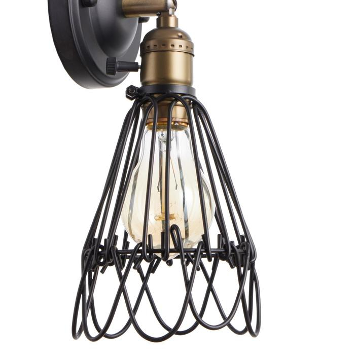 Бра 1952/1w E27 40Вт черный