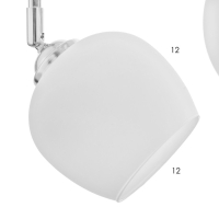 Люстра "Ава" 5хЕ27 40Вт бело-хромовый 58х58х27 см BayerLux Люстра "Ава" 5хЕ27 40Вт бело-хромовый 58х58х27 см BayerLux