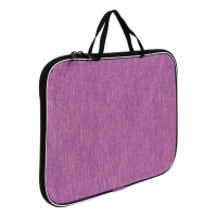 Папка с ручками текстильная А4, Calligrata "Офис", для бумаг, для офиса, нейлон 600D, лён, фиолетовая, ПМ/1, 350 х 270 х 20 мм Папка с ручками текстильная А4, Calligrata "Офис", для бумаг, для офиса, нейлон 600D, лён, фиолетовая, ПМ/1, 350 х 270 х 20 мм