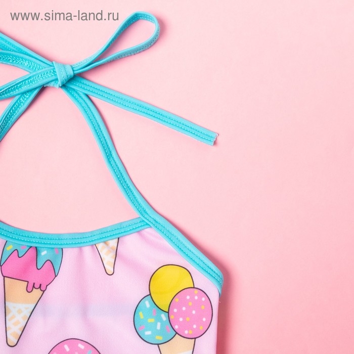Купальник для девочки KAFTAN &laquo;Мороженки&raquo;, рост 110-116 см (32), цвет розовый