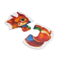 Макси-пазлы &laquo;Дед Мороз и его помощники&raquo;, 5 пазлов, 13 деталей