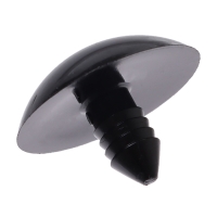 Глаза винтовые с заглушками, набор 4 шт., размер 1 шт. &mdash; 3 см, цвет чёрный