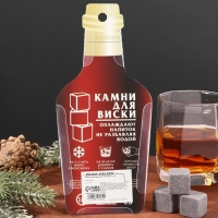 Новый год. Новогодний набор камней для виски &laquo;Богатства&raquo;, 4 шт