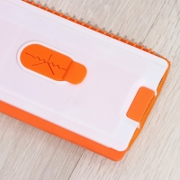 Швабра с отжимом, водосгоном и щёткой Raccoon, 2 насадки из микрофибры 50&times;11 см, стальная ручка 141 см