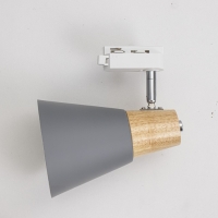 Светильник трековый "Паулина" Е27 40Вт серый 16х12х18см Светильник трековый "Паулина" Е27 40Вт серый 16х12х18см