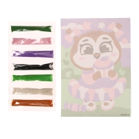 Фреска песком «Сова со сладостями», 7 цв Фреска песком «Сова со сладостями», 7 цв