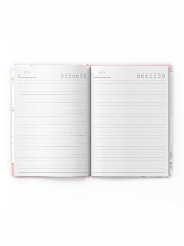 Ежедневник в твердой обложке А5, 160 л. "Весна это состояние души"