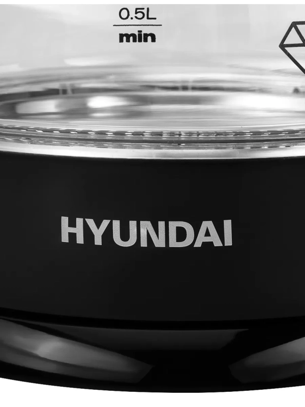 Чайник HYK-G2011 1.7л. 2200Вт черный