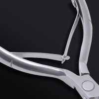 Кусачки маникюрные для кутикулы &laquo;Premium&raquo;, двойная пружина, 11,5 см, длина лезвия - 8 мм, цвет серебристый