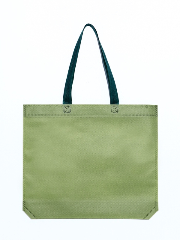 Пакет с петлевой ручкой "Эко", 38 х 32 х 10 см, хаки