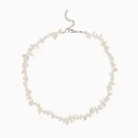 Ожерелье 20 см, цв. белый