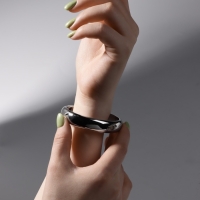 Браслет металл &laquo;Тренд&raquo; объёмный, цвет серебро