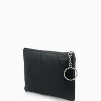 Кошелек жен 13-01-01 Июнь2509, 15*0,5*11 см, отд на молнии, черный