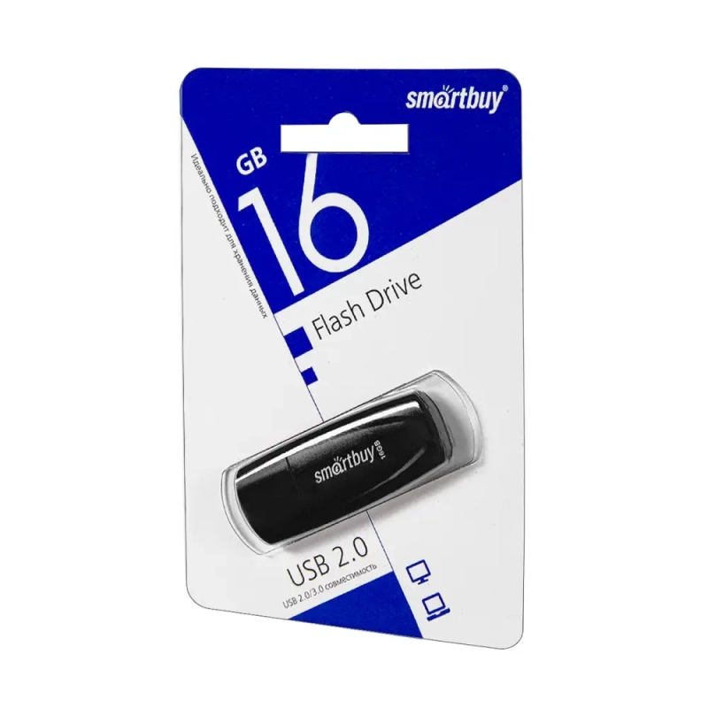 USB накопитель 16 GB Smart Buy Scout Black