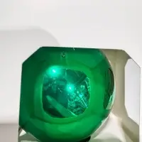 Оформительский шар Finery, 10 см, глянцевый зеленый