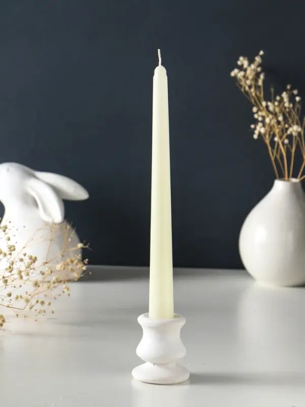 Свечи конические ароматизированные 2,2х24 см (набор 4 шт) 50 гр, 8 ч, лилия