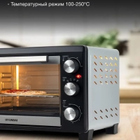 Мини-печь MIO-HY072 23л. 1500Вт серебристый-черный