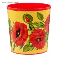 Кашпо &laquo;Маки&raquo;, 1.6 л