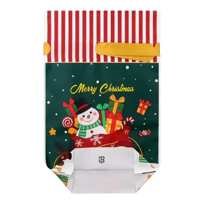 Пакет полиэтиленовый подарочный, с завязками "Подарки" МИКС, 15х23 см