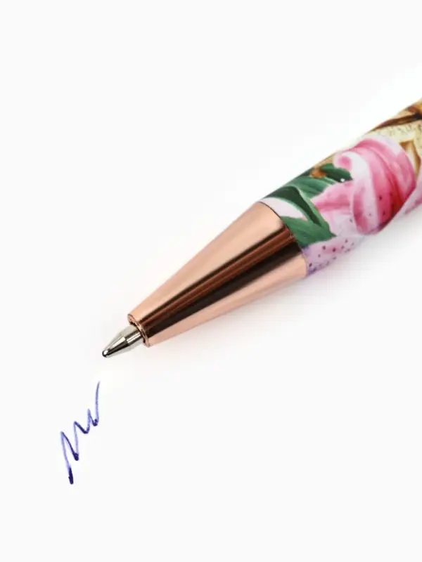 Набор ручек пластик софт-тач "Любимому учителю", 2 шт, синяя паста 0.7 мм