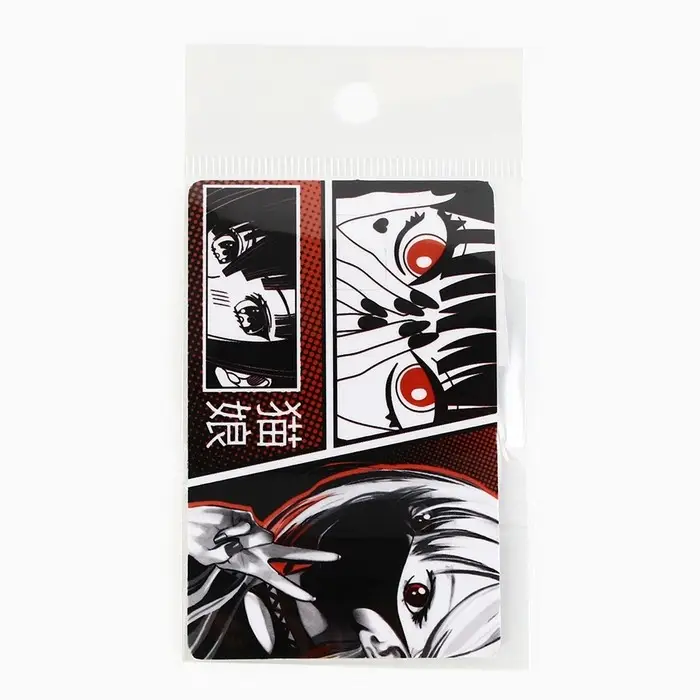 Наклейка на банковскую карту &laquo;Аниме&raquo;, 8,5 х 5,4 см